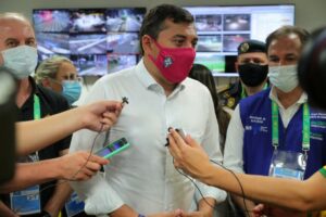 Covid-19: Wilson Lima destaca que presença de torcedores no jogo Brasil x Uruguai reflete sucesso da vacinação