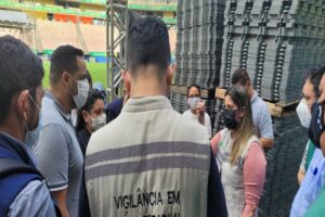 Autoridades de Saúde realizam visita técnica para conferir protocolos de evento na Arena da Amazônia