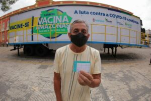 Megavacinação: Carreta da Vacina Amazonas encerra primeiro dia com mais de mil doses aplicadas