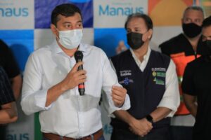 Governo do Amazonas monta estrutura de novo Centro de Testagem da Covid-19, que começa a funcionar na quarta-f