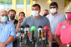 Governador Wilson Lima lança campanha ‘Pra Sambar Tem que Vacinar’