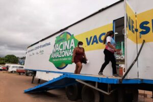 Carreta Vacina Amazonas aplica mais de 1,5 mil doses na Região Metropolitana de Manaus