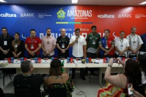 Na abertura do 55° Festival de Parintins, Wilson Lima destaca estrutura do Governo do Estado para o retorno