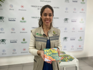 FVS-RCP recebe doação de 400 livros para combate e prevenção contra abuso sexual de crianças e adolescentes