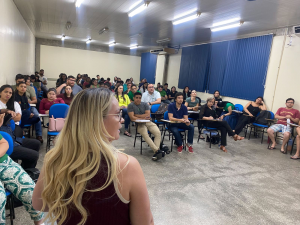 Equipe do HPS 28 de Agosto reforça campanha sobre doação de órgãos em instituição de ensino