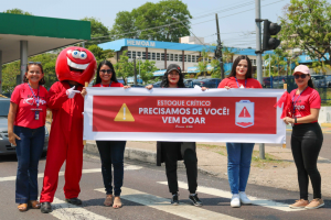 Hemoam realiza “Blitz do Estoque Crítico” para mobilizar doadores
