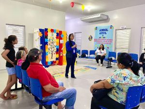 SES-AM realiza roda de conversa sobre seletividade alimentar em crianças autistas no Caic Alberto Carreira