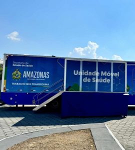 Carreta da Saúde do Governo do Amazonas inicia atendimentos no bairro Lago Azul, a partir de segunda-feira