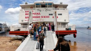 Itacoatiara recebe a 7° expedição de saúde do Barco Hospital São João XXIII