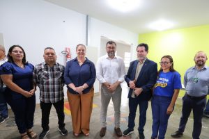 Governador Wilson Lima vistoria instalações do Caic TEA José Contente, voltado para crianças com o Transtorno do Espectro Autista