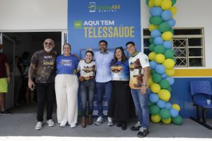 Governador inaugura serviço de Telessaúde em Nhamundá, o oitavo município a receber estrutura para teleconsultas a distância
