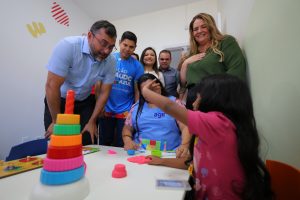 Governador Wilson Lima inaugura primeiro Caic TEA da rede pública de Saúde, com atendimento especializado para crianças com autismo