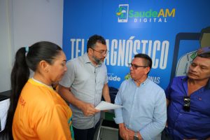 Governador Wilson Lima inaugura Telessaúde em Itapiranga e Silves e reforça acesso a exames com Carreta da Saúde