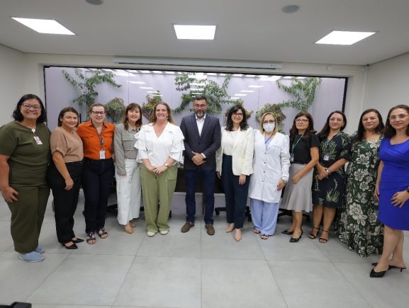 Governador Wilson Lima recebe equipe do Einstein Hospital Israelita para conhecer avanços da saúde no Amazonas