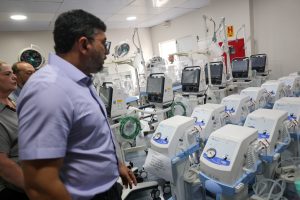 Governador Wilson Lima vistoria obras de Policlínica e de Hospital Dia do Complexo Hospitalar Sul