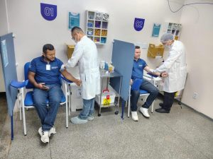 HPS Platão Araújo promove ação de prevenção ao câncer de próstata para profissionais da saúde