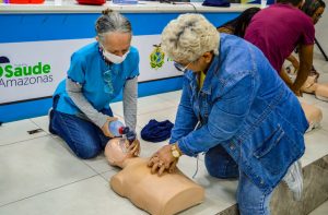 SES-AM realiza capacitação em Suporte Básico de Vida e Classificação de Risco Biopsicossocial para equipes do Cesmam