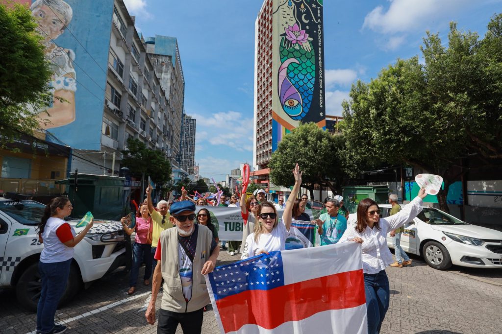 Caminhada Dia Mundial de Combate a Tuberculose FVS RCP Foto Tiago Correa