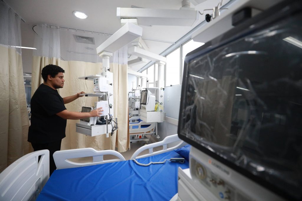 Em fase final de preparacao novo Hospital do Sangue recebe ultimos ajustes para entrega Foto Tiago 