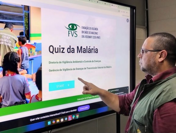 Quizzes educativos da FVS-RCP ampliam informação sobre malária ao público