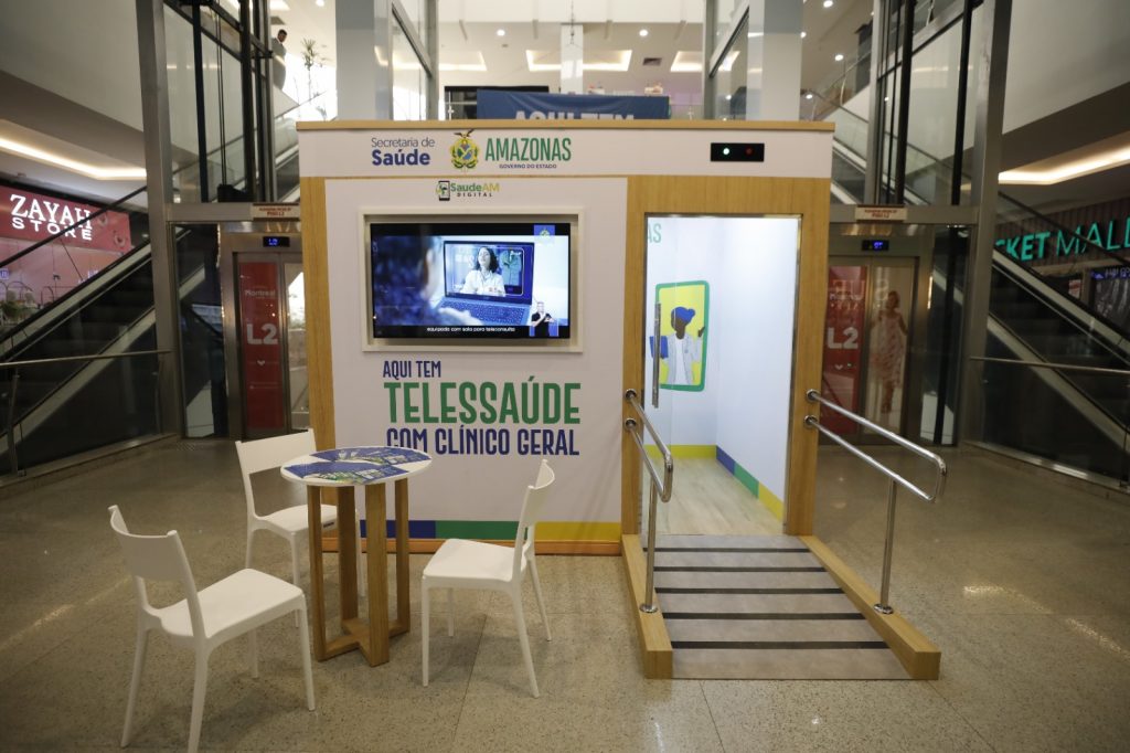 Secom Implantacao Cabines Telessaude Em Shoppings Foto Antonio Lima Secom