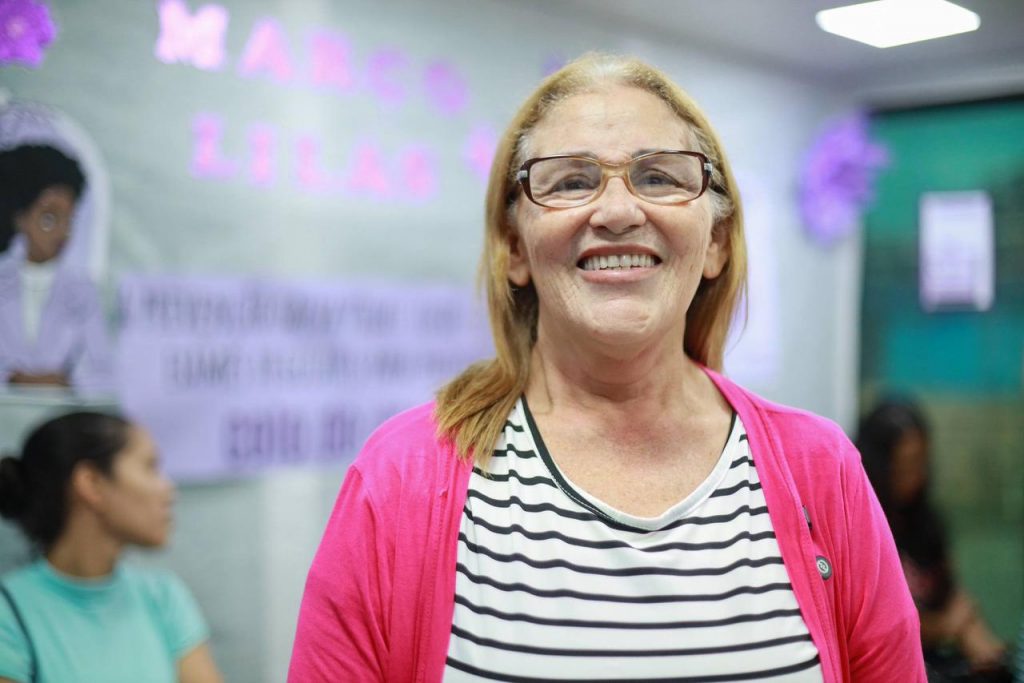 Secom Mobilizac807a771o Nacional Sau769de Das Mulheres Dona De Casa Maria De Fa769tima Da Silva Fot