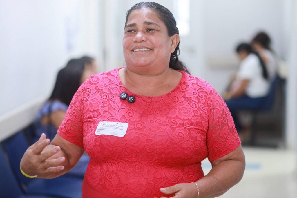 Secom Mobilizac807a771o Nacional Sau769de Das Mulheres Dona De Casa Maria De Fa769tima Souza Foto T