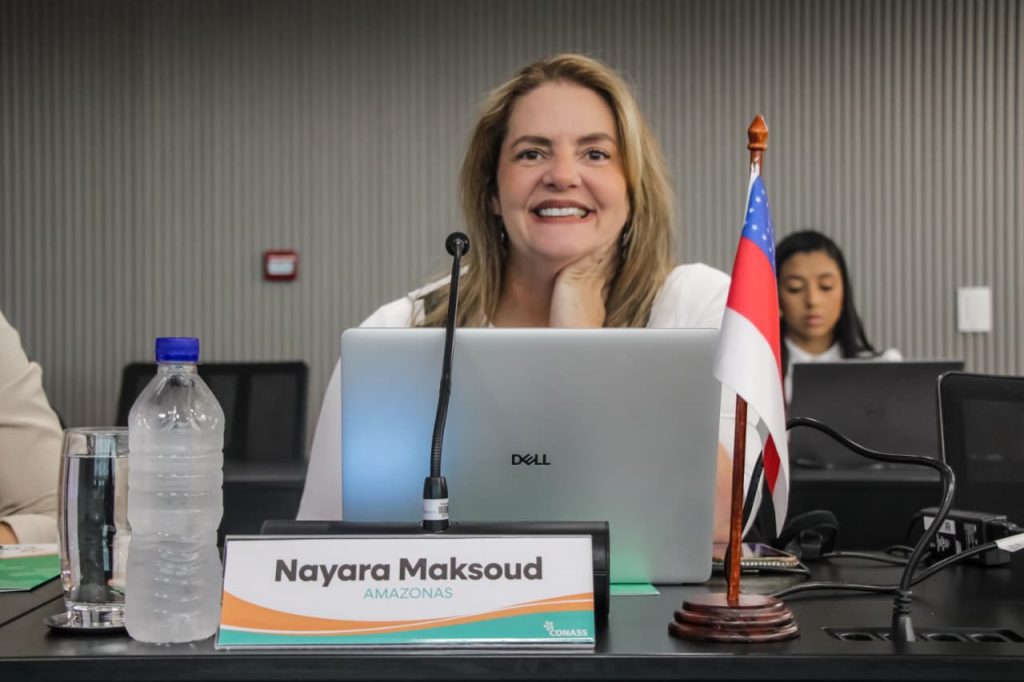 Secretaria da SES AM Nayara Maksoud assume o Conselho Fiscal da diretoria do Conass Foto Gilvanete