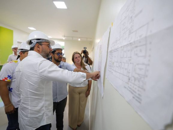 Governador Wilson Lima vistoria obras do terceiro Caic TEA que será entregue pelo Estado