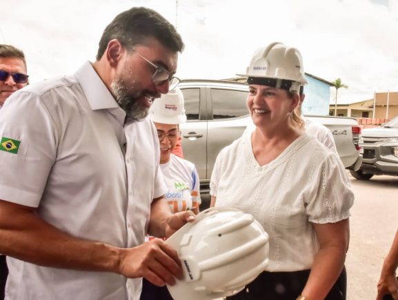 Em Rio Preto da Eva, governador Wilson Lima entrega obra de contenção e vistoria reforma …