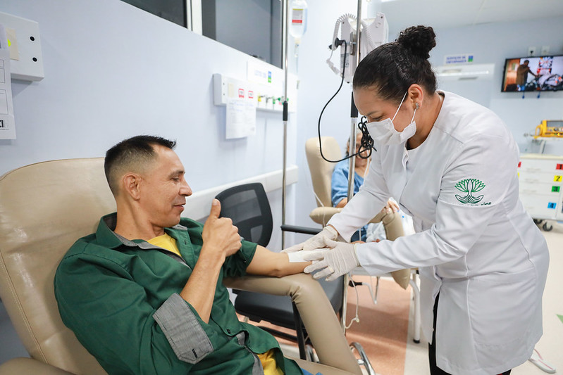 Secom Hospital do Sangue celebra primeiro mes Foto Tiago Correa Secom