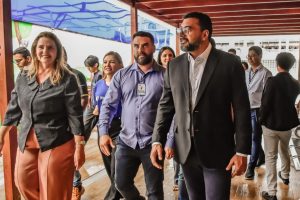 Governador Wilson Lima vistoria obras do Centro de Atenção Integral Juventude TEA, em Man…