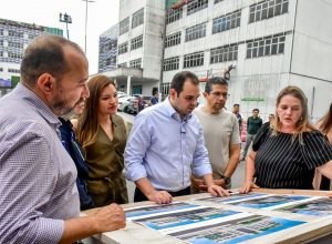 Na reta final das obras, governador interino Roberto Cidade vistoria Policlínica e Hospit…