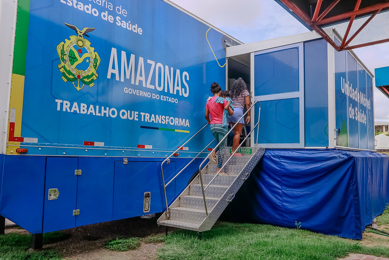 Carreta da Saude inicia atendimentos na zona leste nesta segunda feira em ManausFotosEvandroSeixasS