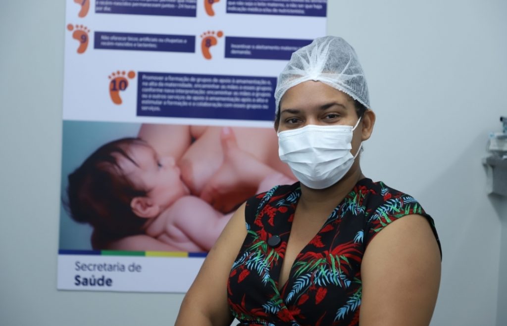 SES AM Dia Nacional da Doacao de Leite Humano Mae beneficiada Miryan da Silva Foto Divulgacao SES A