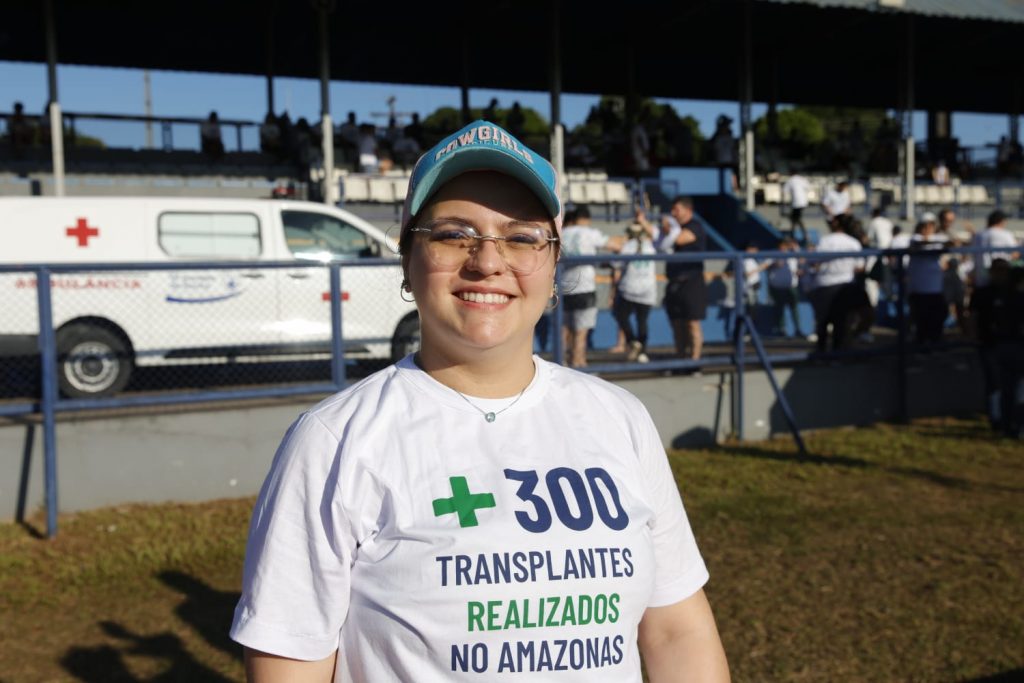 Governador Roberto Cidade participa de caminhada para celebrar mais de 300 transplantes realizados 