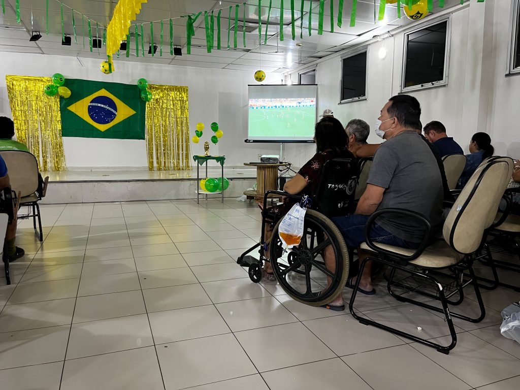 SES AM promove acao de humanizacao durante estreia da Selecao Brasileira na Copa do Mundo no HPS Pl