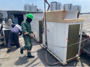 CHS inicia substituição do sistema de climatização do Instituto da Mulher Dona Lindu